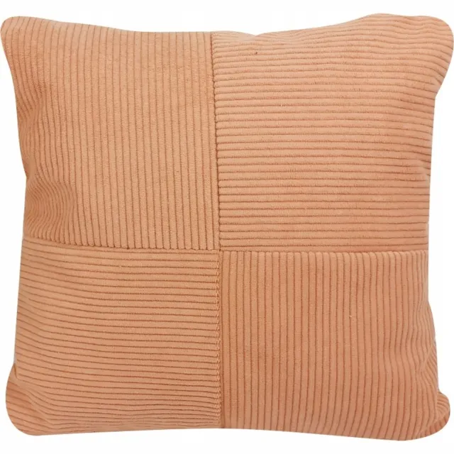 Rzeka Snu Decoratieve Corduroy Kussenhoes 40x40 cm - Zacht & Vloeistofbestendig Zalm