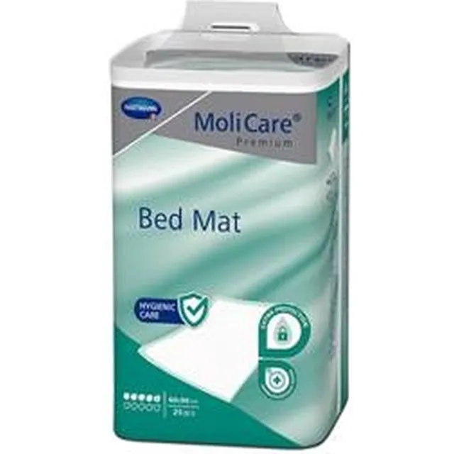 Hartmann Molicare Premium Bed Mat 5 gouttes 60 x 90 cm - 1 paquet de 30 protections 1 pak van 30 stuks