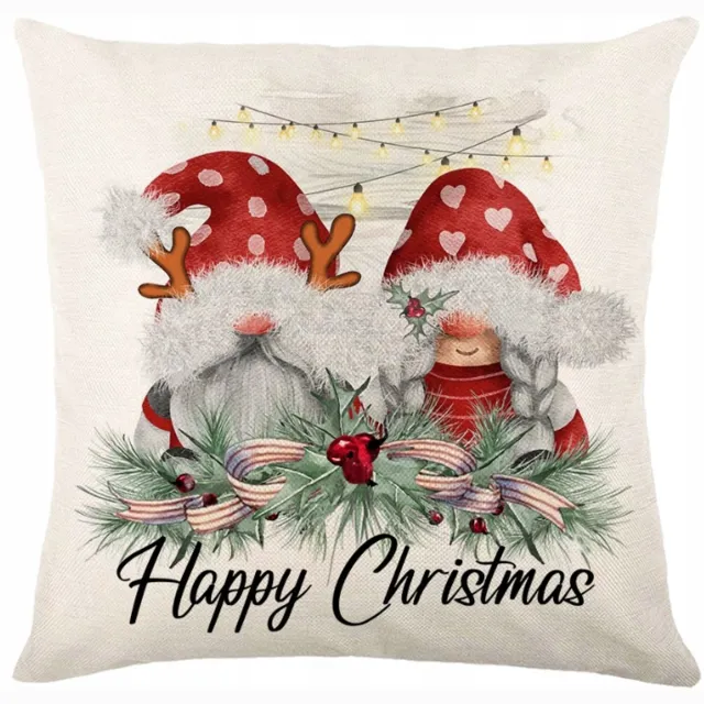 MartiCo Kerst Kussenhoes Decoratief Kabouters 45x45 cm Multicolor