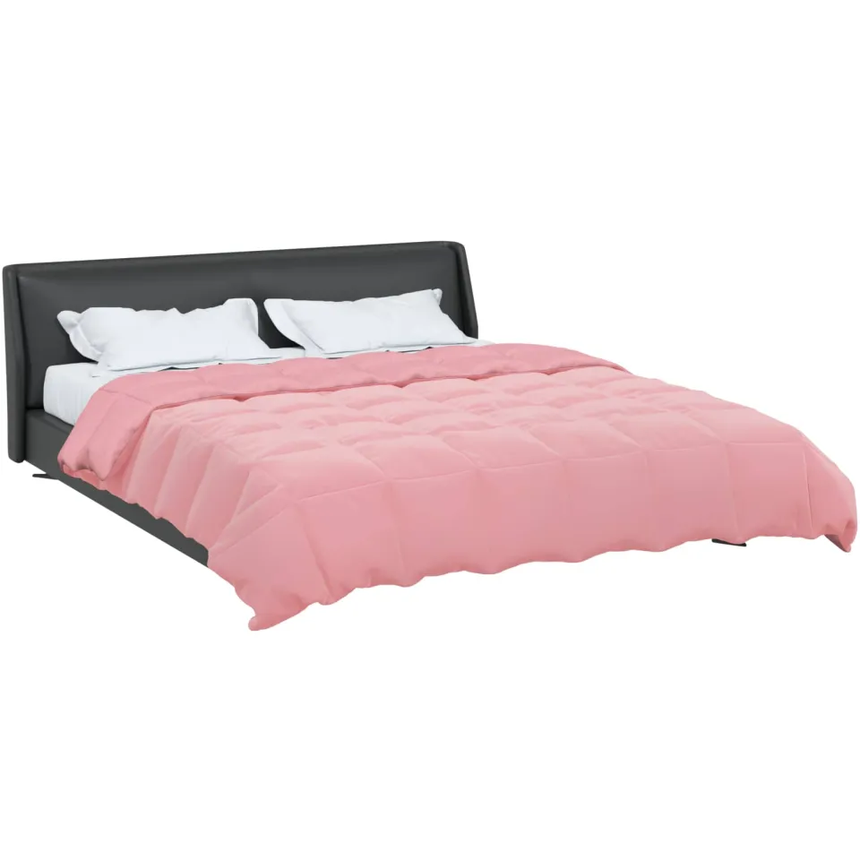 vidaXL Vol jaar dekbed 240 x 260 cm Microfiber (100% polyester) Roze, foto 2