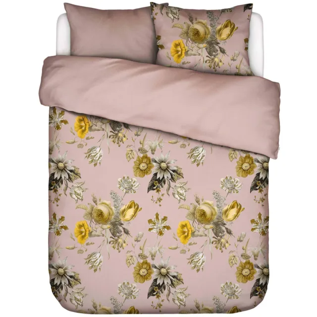 Essenza katoen satijnen dekbedovertrek florean Blush pink