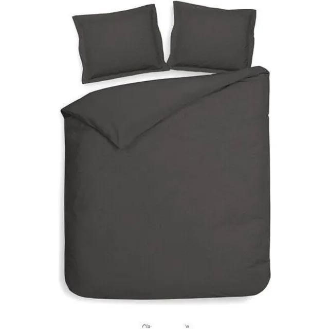 Heckett & Lane Heckettlane Punto - Dekbedovertrek - Dark Gull Grey