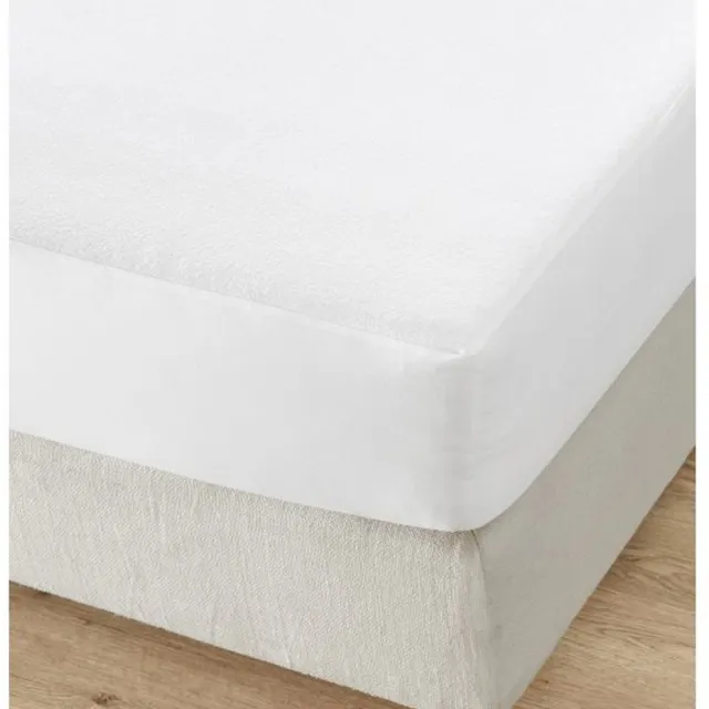 Mistral Home MATRASBESCHERMER - waterdicht pu - 180 x 210 x 40 cm - effen kleur - wit