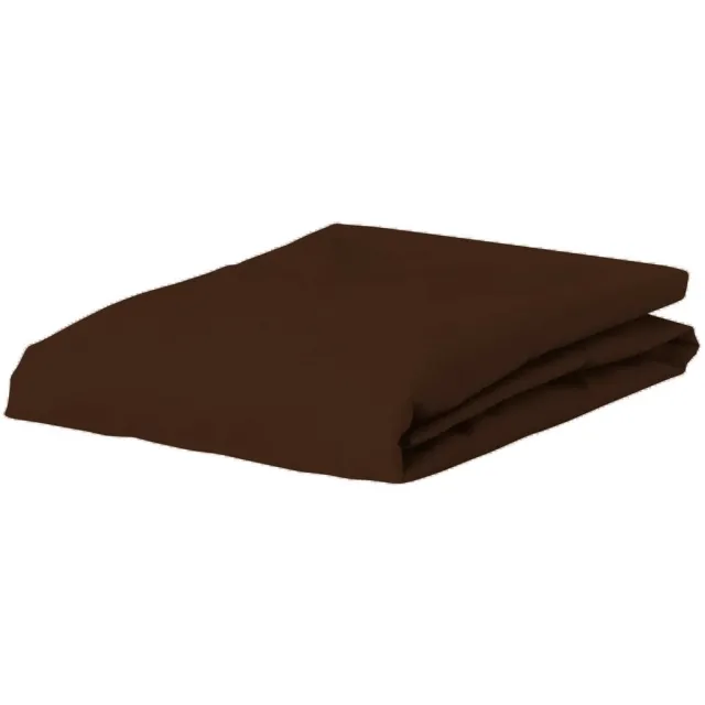 Essenza Premium Percale Hoeslaken Chocolate - 120x200