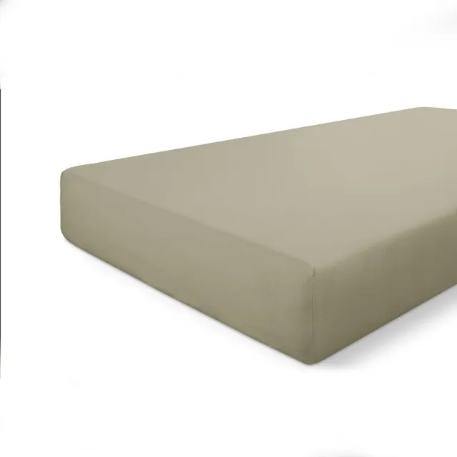 Walra Hoeslaken Crispy Cotton - 160x220 - 100% Katoen - Groen