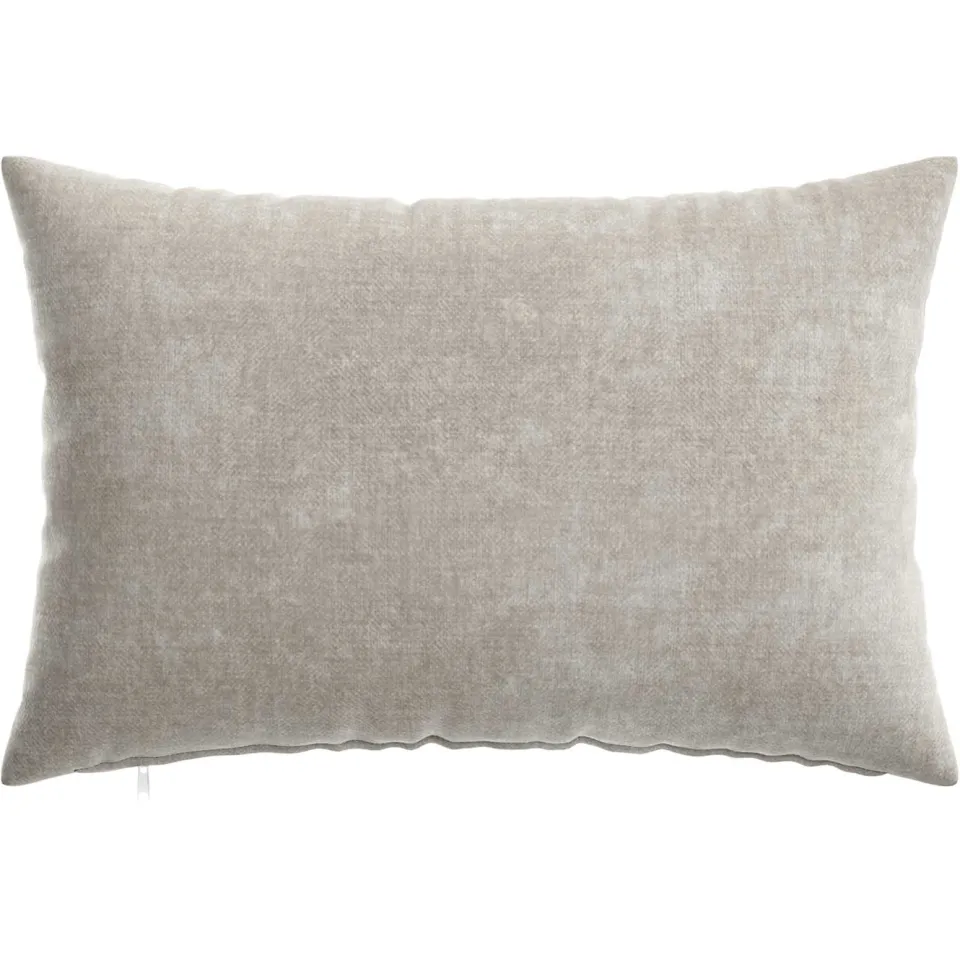 vidaXL Kussensloop 2 st HEERLEN Lichtgrijs 50 x 75 cm Chenille Stof