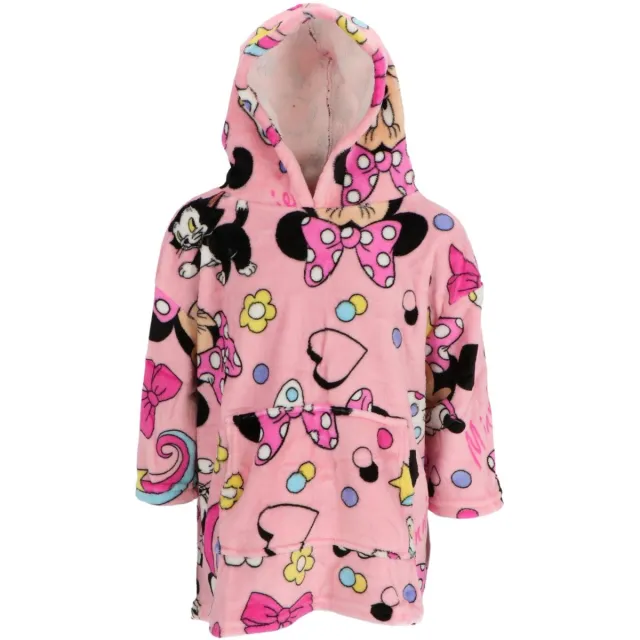 Minnie Mouse Hoodie deken - Voor kinderen - Roze