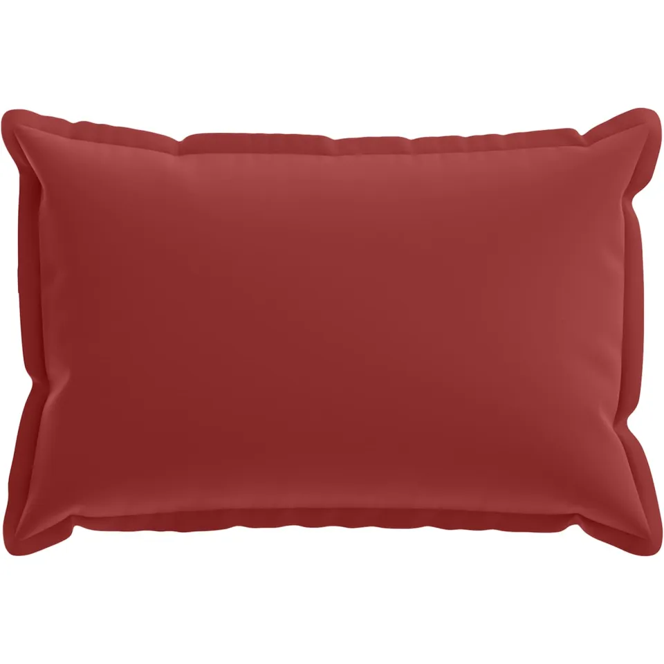 vidaXL Kussensloop 2 st HOUTEN Wijnrood 40 x 60 cm Polyester