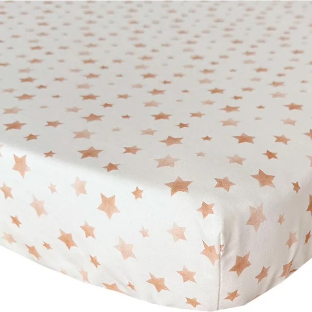 BINK Bedding Hoeslaken Sterre 70 x 150 cm ecru, terra