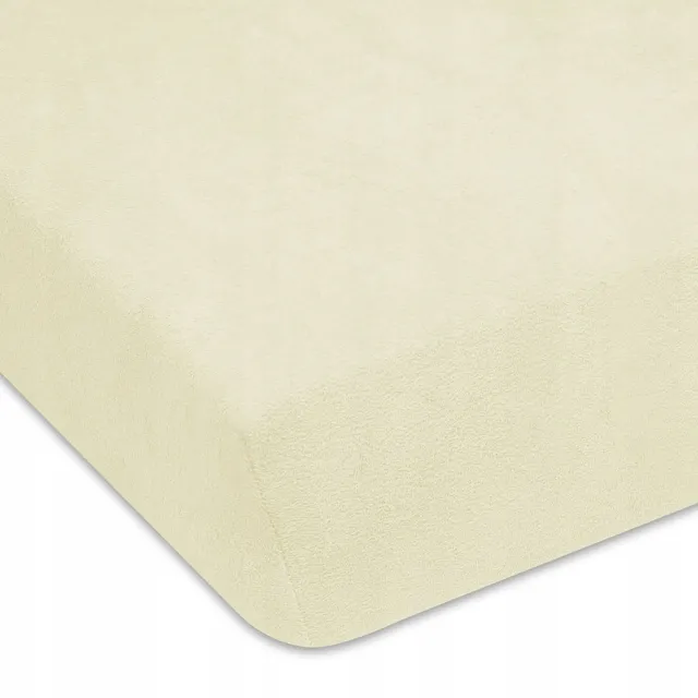 Designpremium Hoeslaken Frotte 38x80 cm - Zacht & Duurzaam - Ecru