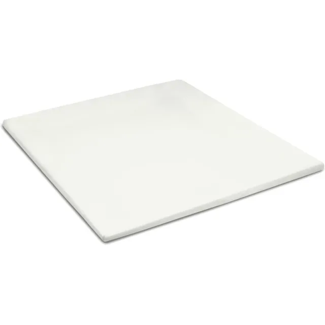 Cinderella Sundays Hoeslaken - Topper - 100% Katoen-Satijn - 1 Persoons - 90x210 cm - tot 15 cm - Ivoor