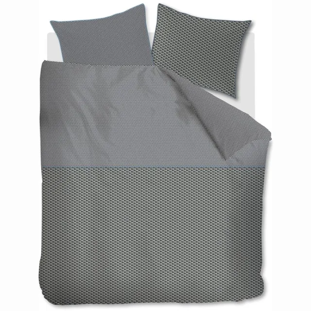 Kardol Facette dekbedovertrek - Lits-Jumeaux - 240x200/220 - Blauw Groen