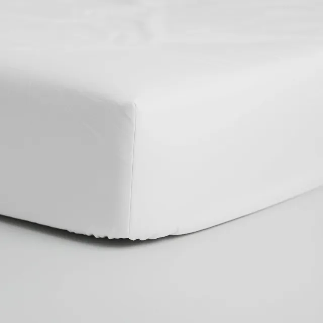 Sleepnight Hoeslaken Katoen 40 cm Wit - 140 x 200 cm - [Wit]