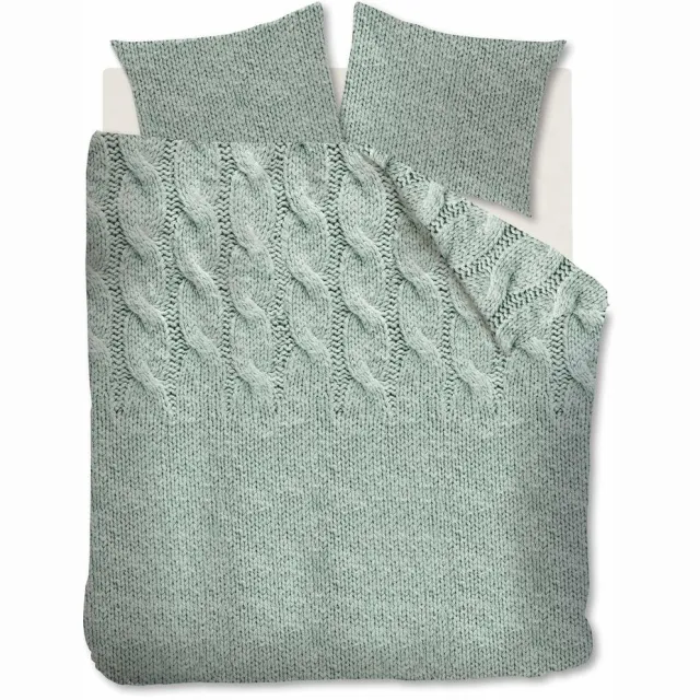 Ariadne At Home Cuddly Dekbedovertrek - Green Groen