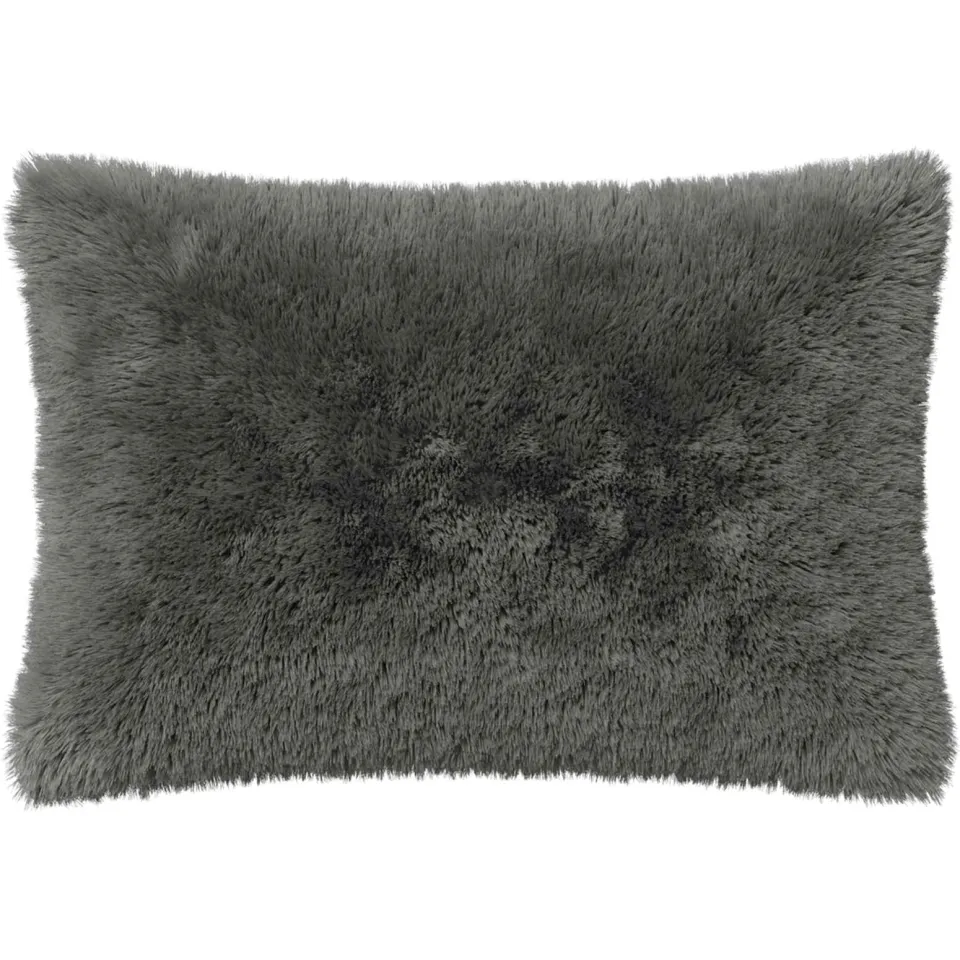 vidaXL Kussensloop 2 st HEERLEN Lichtgrijs 50 x 70 cm PV Fleece