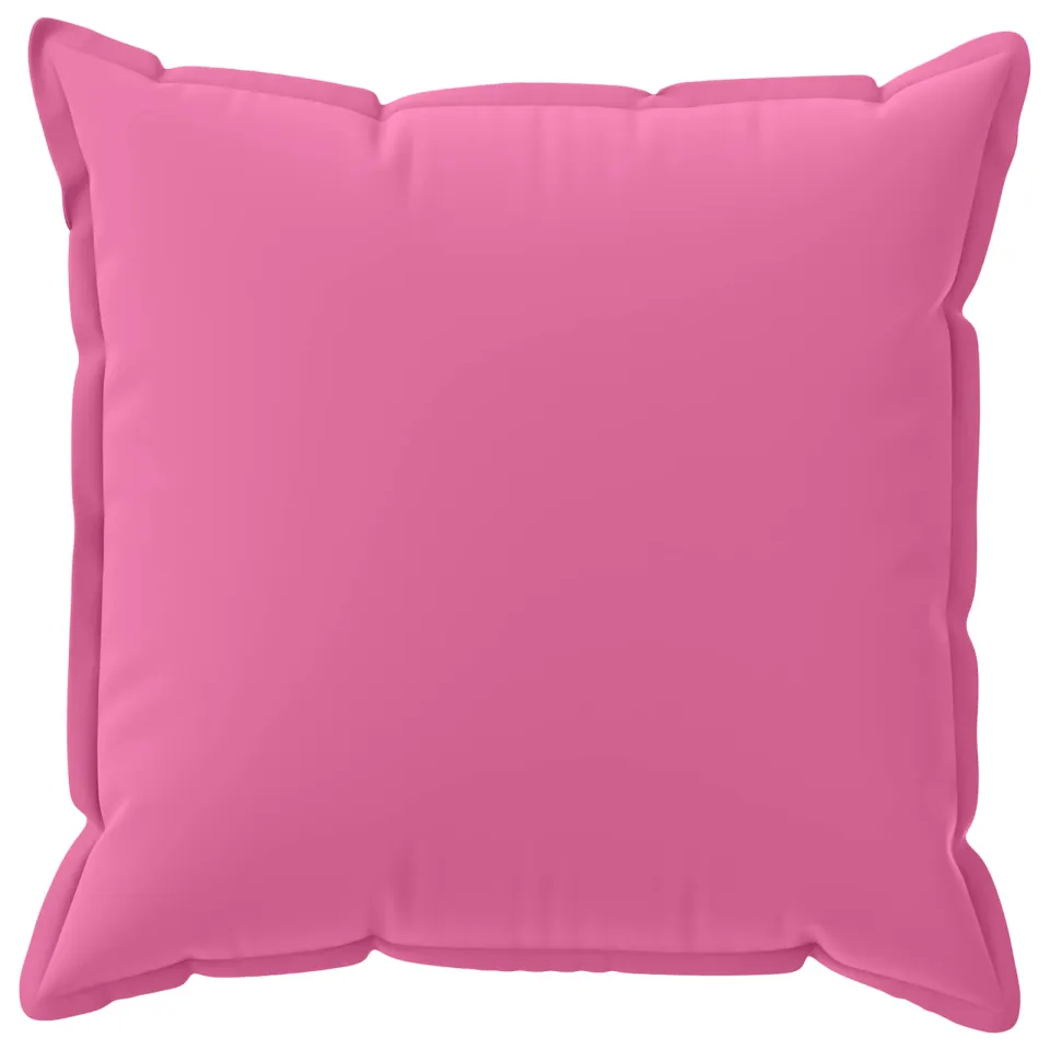 vidaXL Kussensloop 6 st HOUTEN Roze 80 x 80 cm Polyester