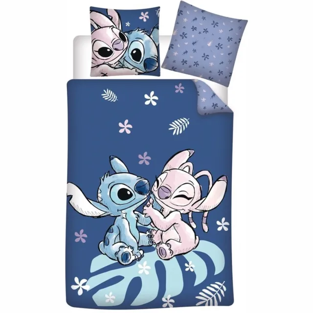 Lilo & Stitch Disney Lilo & Stitch Dekbedovertrek, Cozy - Eenpersoons - 140 x 200 cm - Polykatoen Multi Colour