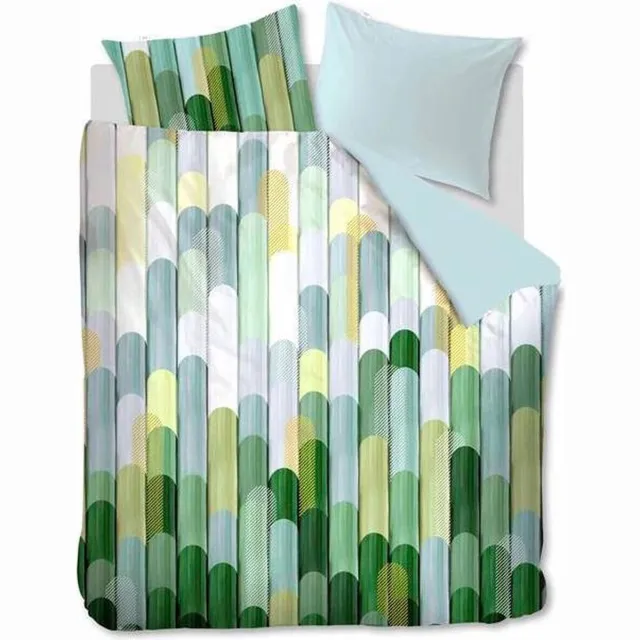 Oilily Dimension dekbedovertrek - Lits-Jumeaux XL - 260x200/220 - Groen