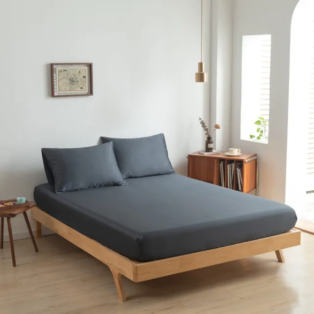 Boomba Bamboo Bamboe hoeslaken Space Blue donkerblauw 80x210 cm – Standaard matras, zacht, ademend & hypoallergeen | Boomba Bamboo® Donker blauw