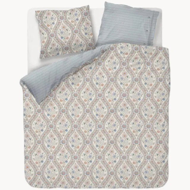 Pip Studio Katoenen perkal dekbedovertrekset Ornamento Wit