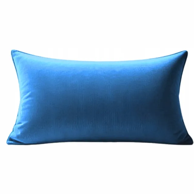 MMO-EURO Martyna Opiełka Decoratieve Kussenslopen 60x40 cm - Zacht Velours Jeans