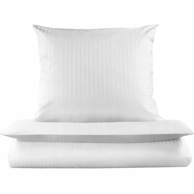 Koney Hotel Medical dekbedovertrek 160 x 200 cm + kussensloop 70 x 80 cm - katoen - instopstrook Wit