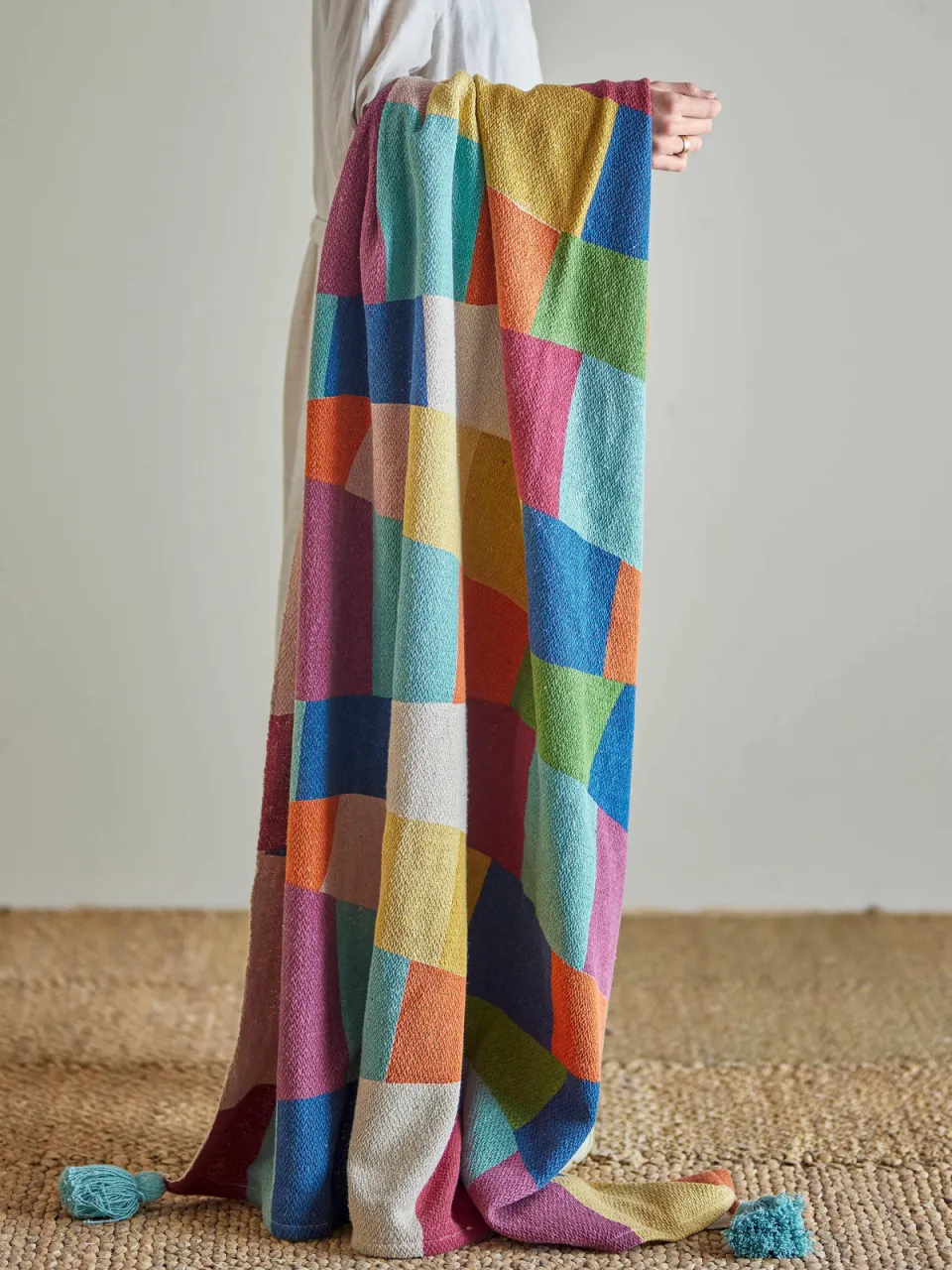 Bloomingville Mini Colorine plaid multicolor multi, foto 3
