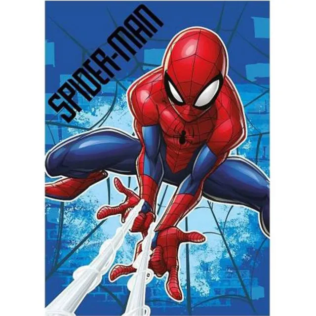Spider-Man Marvel Spiderman polar blanket blauw