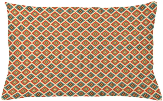 ABAKUHAUS Mexicaanse Kussenhoes – Beidzijdig bedrukt – 65x40 cm – Multicolor