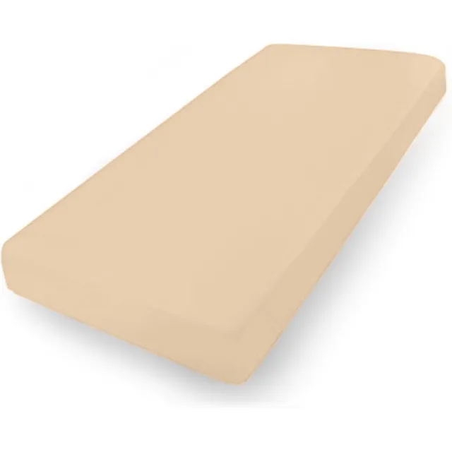 Matex PREMIUM Serie - Jersey Hoeslaken - Ciemny Beż