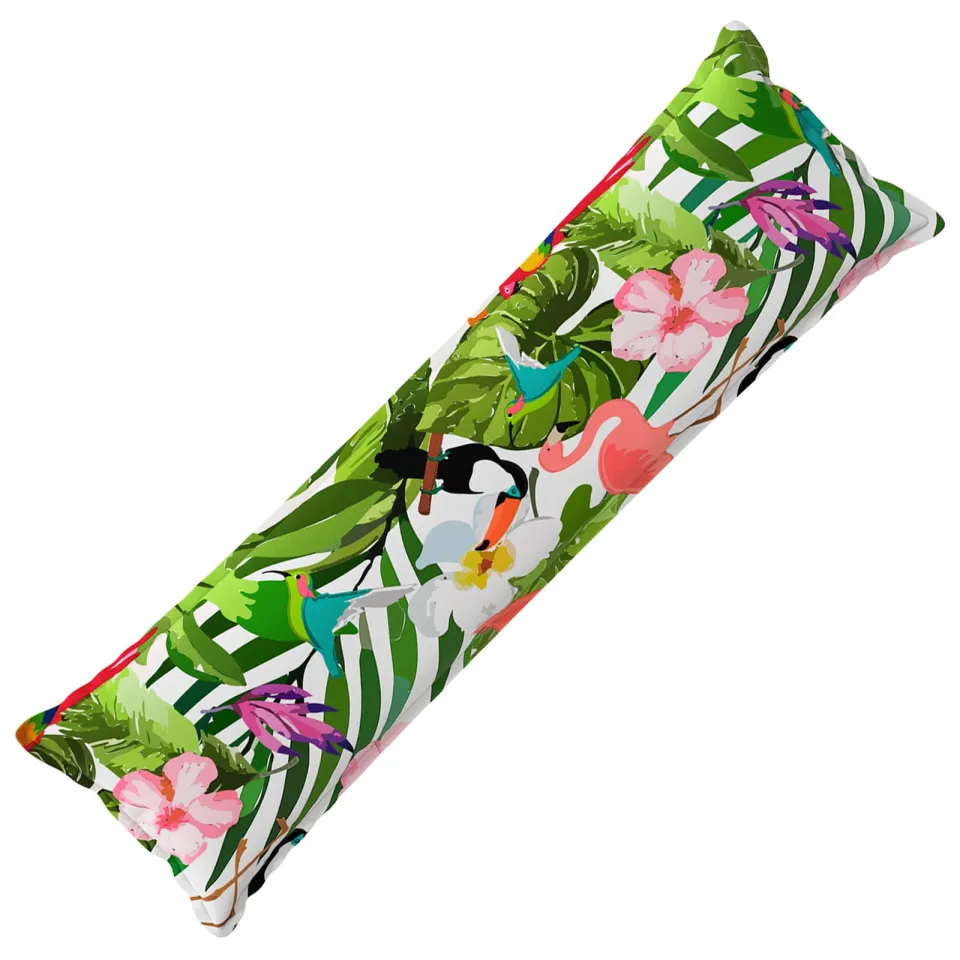 vidaXL Kussensloop HOUTEN Meerkleurig 40 x 145 cm Polyester, foto 3