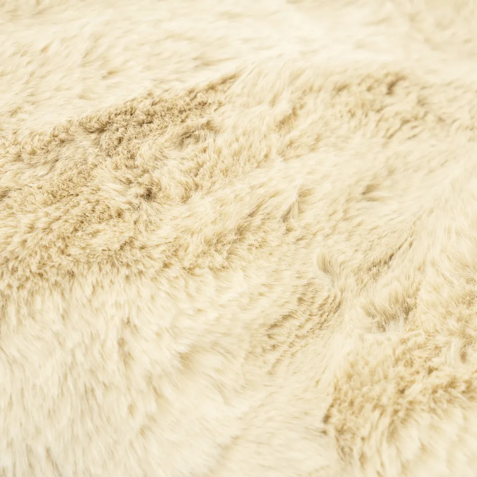 By-Boo Plaid 'Mosa' 170 x 140cm, kleur Beige, foto 2