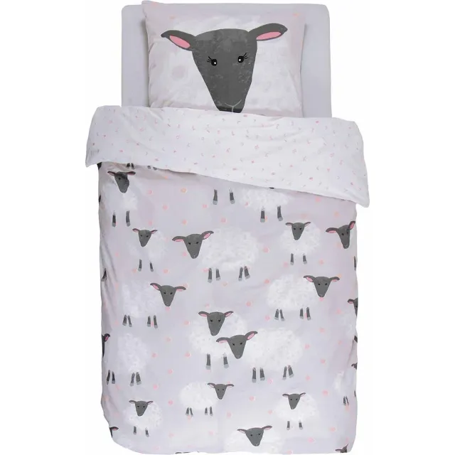 Covers & Co Sheeps Dekbedovertrek - Grey