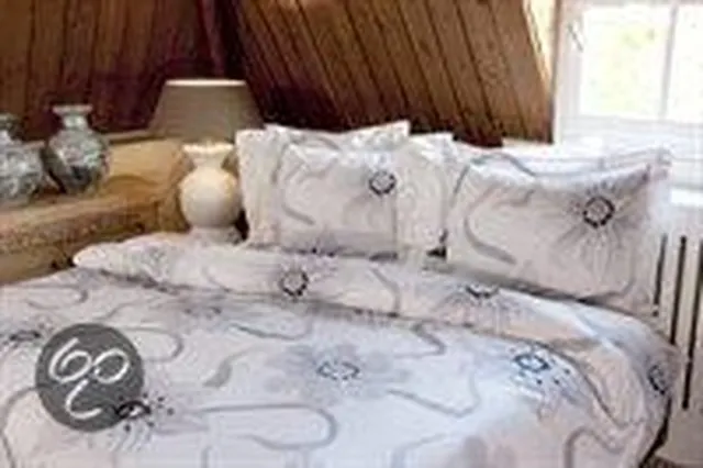 Refined HNL Refined Hannah Dekbedovertrek - Eenpersoons - 140x200/220 cm - Grijs