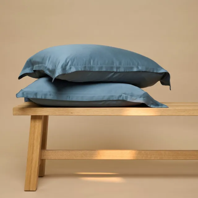 Coco & Cici Eco Bamboe Kussensloop Ocean Blue - 1 kussensloop 65x65