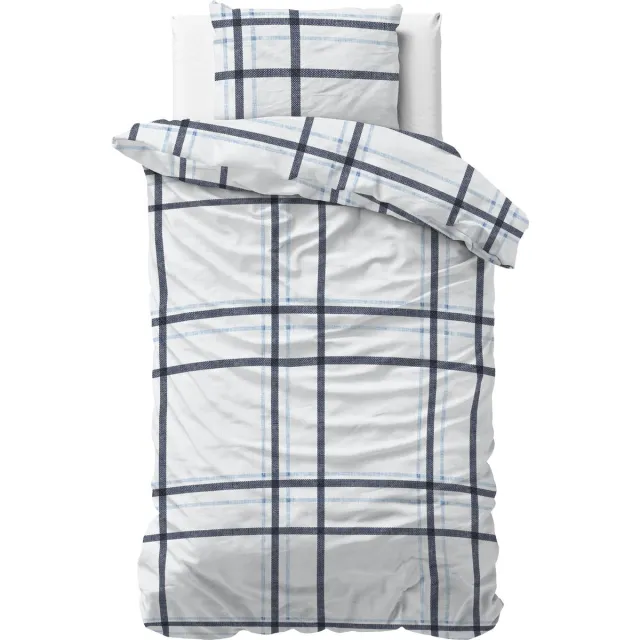 Sleeptime Simply Amazing Dekbedovertrek - 140X200/220 + 1 x kussensloop 60x70 - Wit