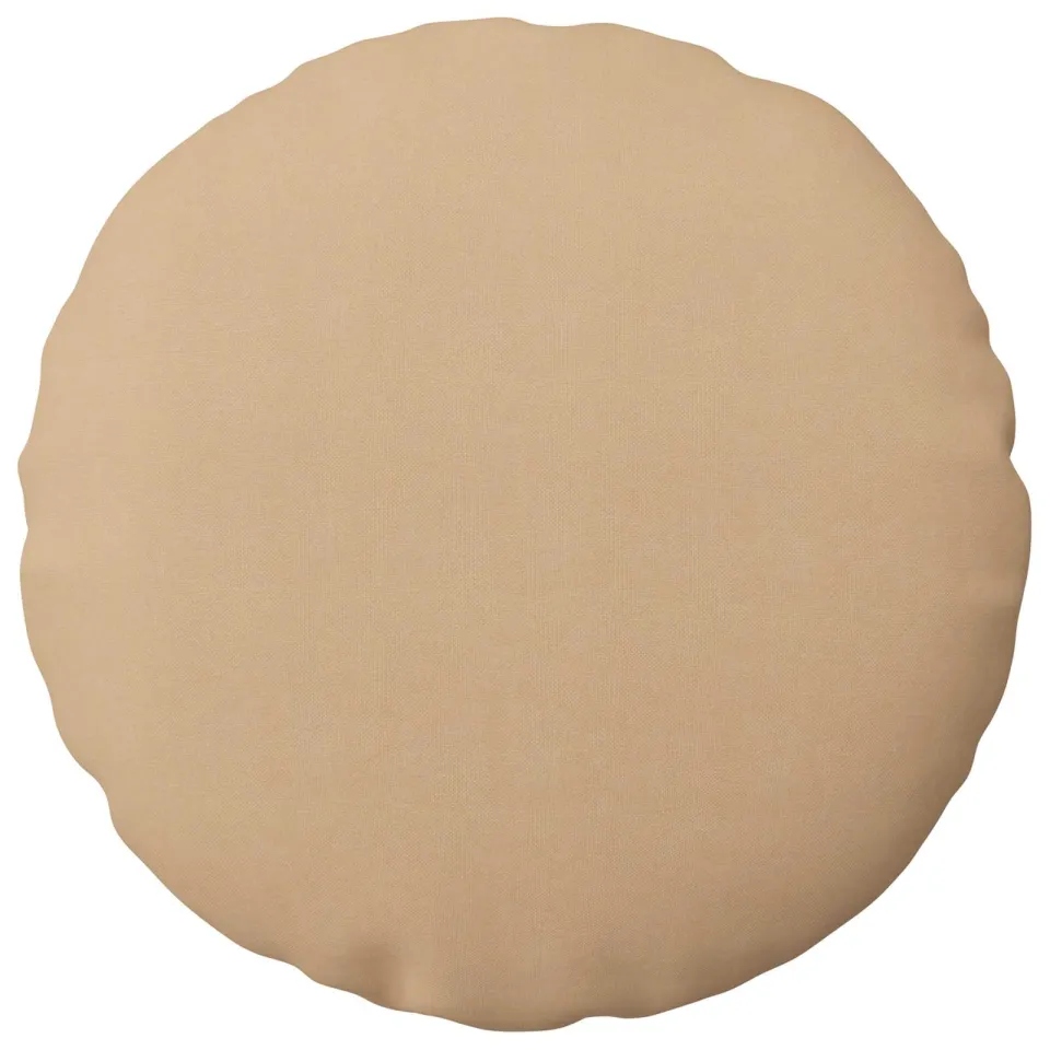vidaXL Kussensloop 2 st HEERLEN Crèmekleurig Dia. 60 cm Stof