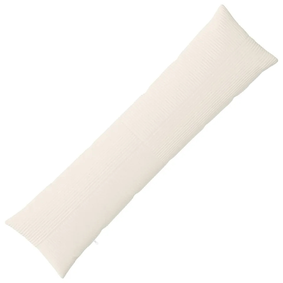 vidaXL Kussensloop ALMELO Crèmekleurig 40 x 145 cm corduroy, foto 3
