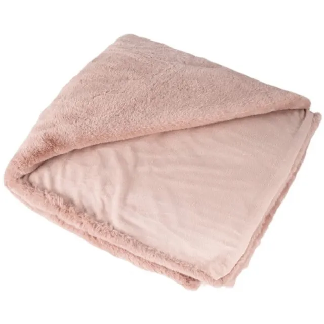 Lalee Heaven Fleece Deken - Blanket - Zachte Deken - 150x200 Roze