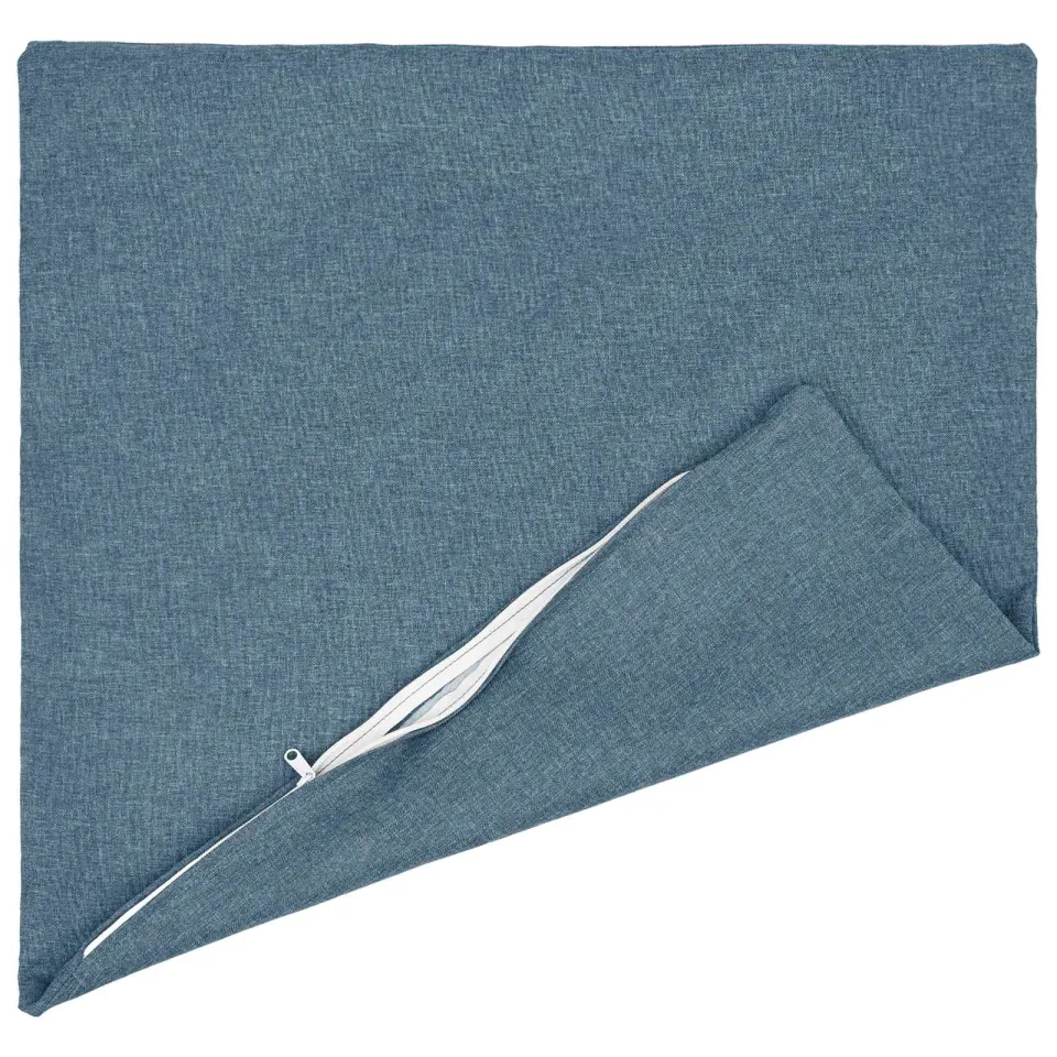 vidaXL Kussensloop 2 st HEERLEN Jeans Blauw 55 x 55 cm Stof, foto 3