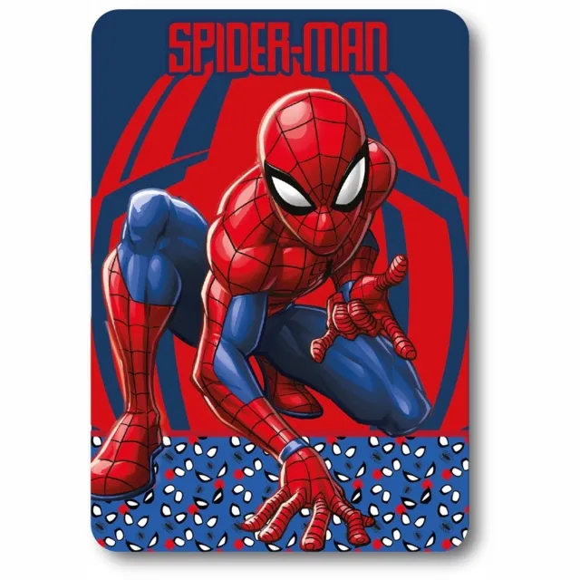 Spider-Man Spiderman Watching Eyes Fleece deken 100 x 140 cm Blauw