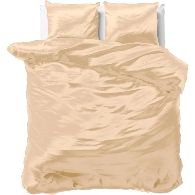 Sleeptime Beauty Skin Care - Dekbedovertrekset - Tweepersoons - 200x200/220 - Taupe