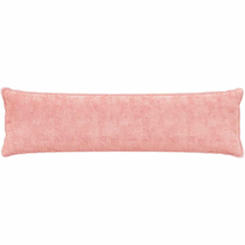vidaXL Kussensloop 2 st HOUTEN Roze 40 x 145 cm Nep Konijnenbont, foto 2