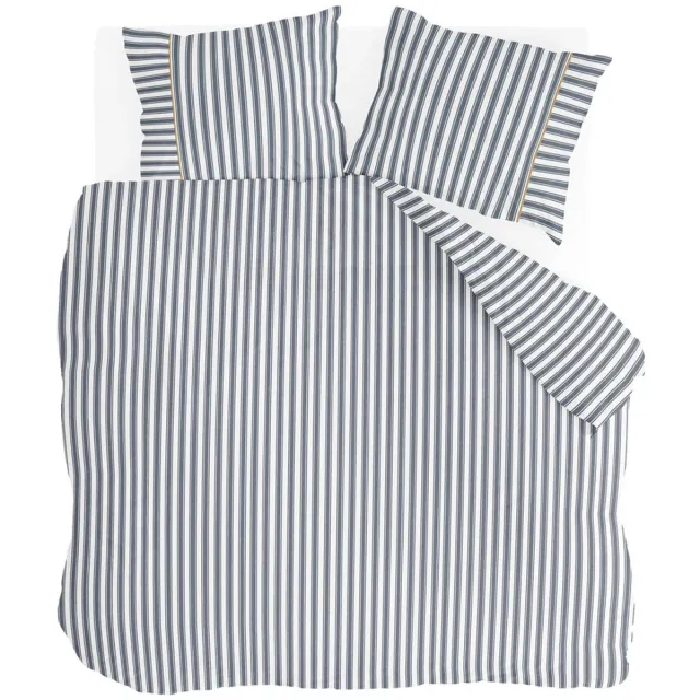 Walra Dekbedovertrek Refined Lines - 200x220 - Blauw