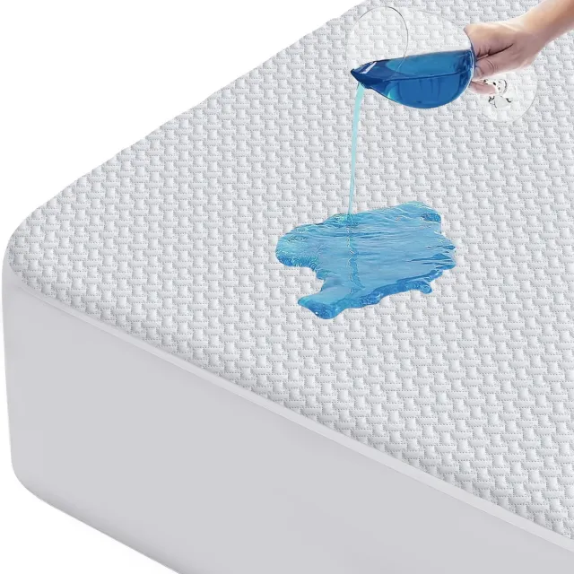 New Bed Matrasbeschermer 100% Waterdichte - 90 cm x 200 cm wit