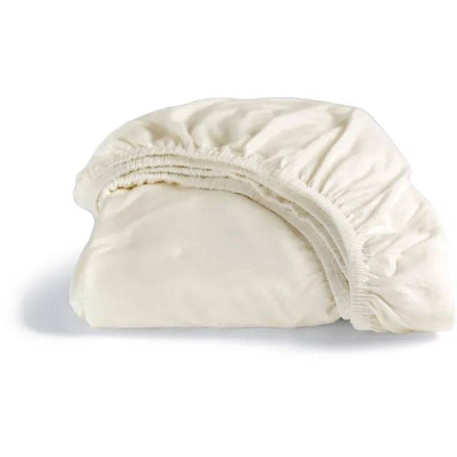 Cinderella Hoeslaken (tot 25 cm) - Double Jersey - 70x200 - Ivoor Ivoorwit