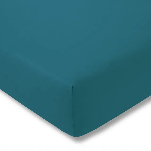 Estella 051 - Hoeslaken - Dubbelgetwijnd jersey - 100 x 200 cm - Blauw