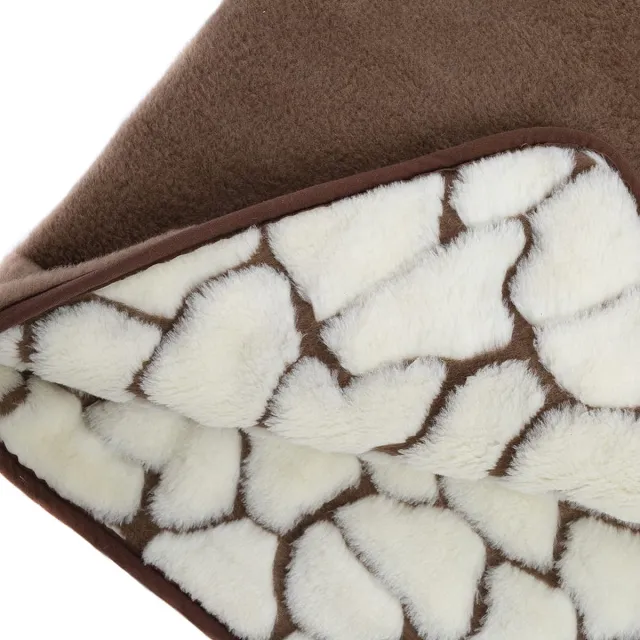 OnceDoce® Dekbed 100% Wol - Dubbelzijdig - Puur Australische Merino & Kameel Blend ATACAMA – Bruin Wit Premium Wollen Deken OnceDoce® 2 x 450 g/m² - Warm Ademend Zacht – Woolmark ® Keurmerk - Wasbaar – 140x200cm