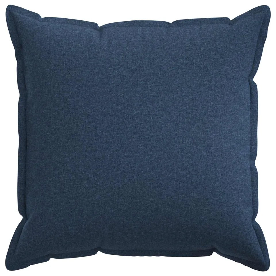 vidaXL Kussensloop 6 st HOUTEN Blauw 55 x 55 cm Faux Linnen