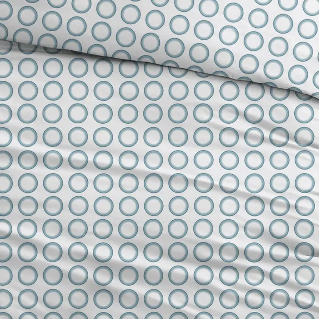 Sleepnight Dekbedovertrek Flanel Ingeborg Blauw - 2 kussenslopen - [Blauw]